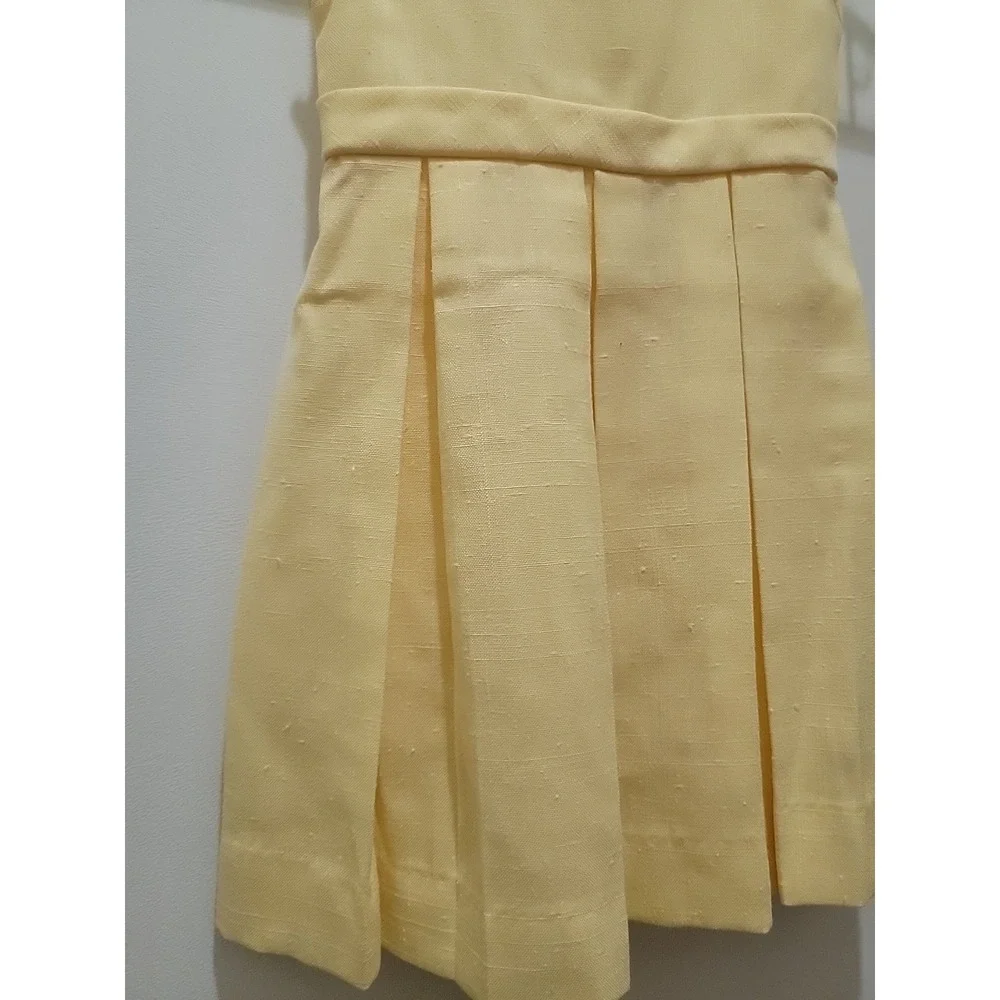 Vintage Good Lad Dress Size 5 Yellow Party Dress Spring Easter Summer 80s/90s